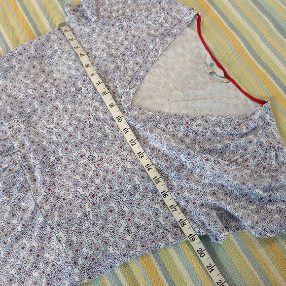 ⭐ Boden Penelope Cotton Modal Jersey Dot Print Dress Size 12R - Picture 10 of 15